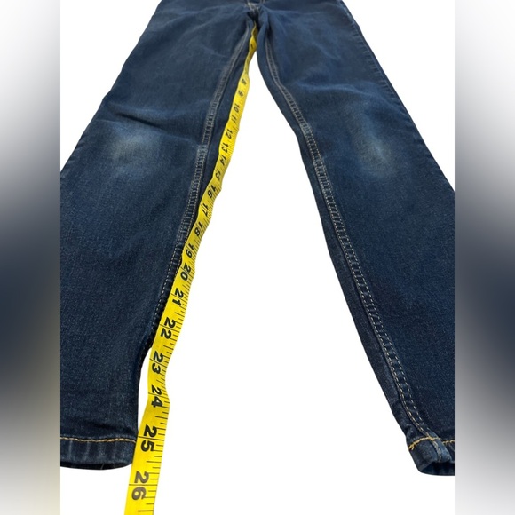 Cat & Jack Girls 12 Blue Straight Jeans and Girls 12 Black Skinny Jeans BUNDLE! - Picture 5 of 13